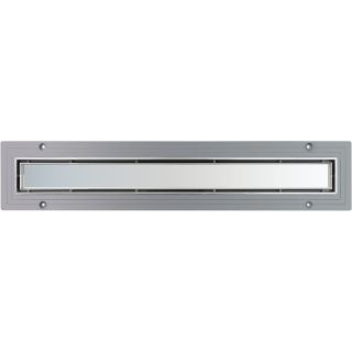 Душевой лоток Logan L002L-550 с решеткой Нержавеющая сталь под плитку